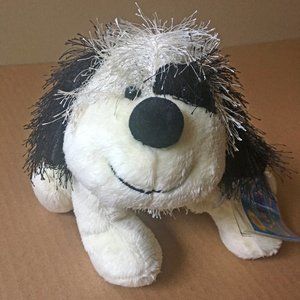 RARE & Retired Webkinz "Black & White Cheeky Dog"